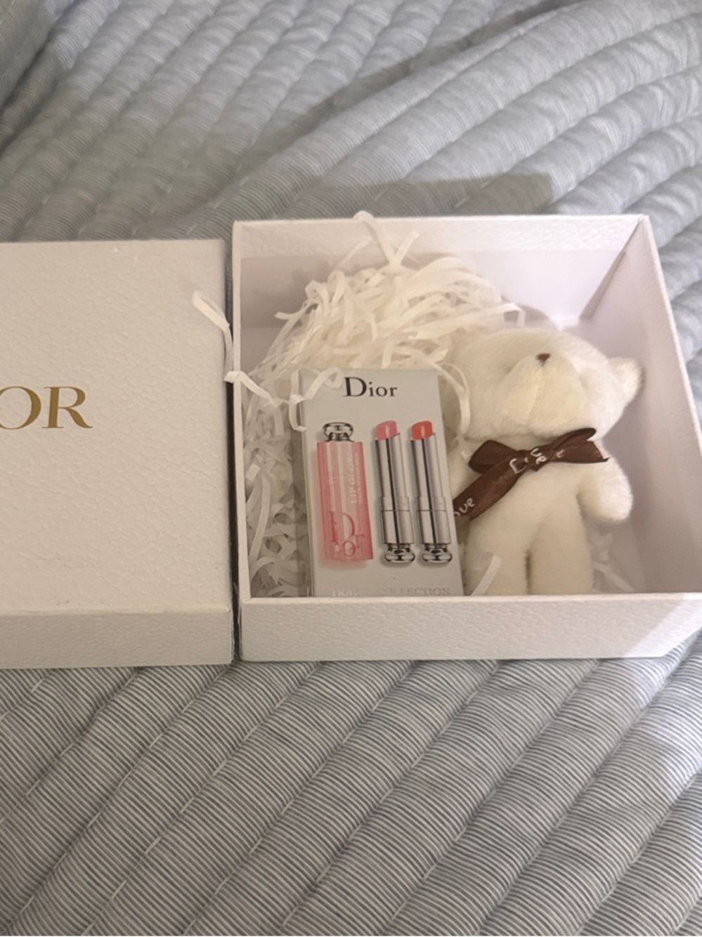 Dior Lip Glow Duo — Sheer Pink & Coral Balms